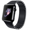 Умные часы Apple Watch 38mm, Стальные "чёрный космос" - Блочный браслет